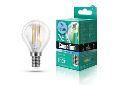 CAMELION (13458) LED7G45FL/845/E14/4500K