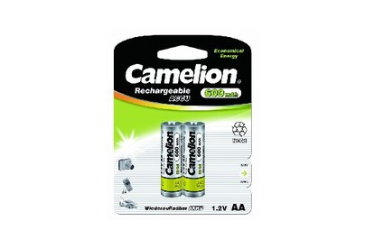 CAMELION (1657) AA600MAH NICD BL2