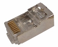 REXANT (051023) РАЗЪЕМ RJ45 (8P8C) ПОД ВИТУЮ ПАРУ, FTP, 5E