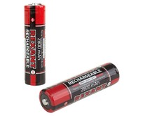 REXANT (30203005) 18650 АККУМУЛЯТОР С ЗАЩИТОЙ LIION 2800 MAH 3.7 В