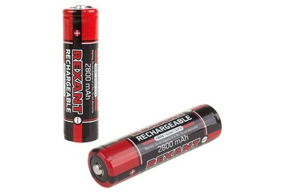 REXANT (30203005) 18650 АККУМУЛЯТОР С ЗАЩИТОЙ LIION 2800 MAH 3.7 В