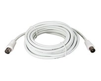 EXPLOYD EXK1405 ТВ штекер  ТВ гнездо 1M белый