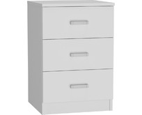 НКМЕБЕЛЬ ЛОФТ комод 420 с 3мя ящиками Белый 72230009 (1 кор.)