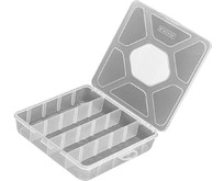 СИБРТЕХ Органайзер универсальный средний 200х200х45 мм, прозрачный матовый 90727