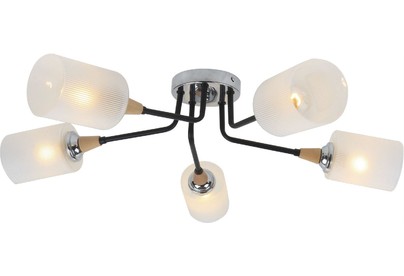 ESCADA 2101/5P E27*60W Black/Chrome
