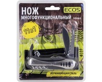 ЭКОС Нож многофункциональный т.м. ECOS SR083 12 в 1 металлик 325131