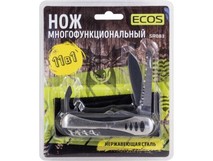 ЭКОС Нож многофункциональный т.м. ECOS SR083 12 в 1 металлик 325131