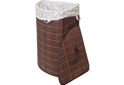 РЫЖИЙ КОТ Корзина для белья BLB07D, бамбук (312122)