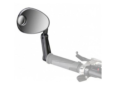 STELS Зеркало заднего вида DX222D (вместо заглушки грипсы, доп. зерк.), пластиковое черное 220005 LU021530