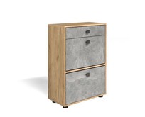 БИТЕЛ ПРИХОЖАЯ МИНИ ОБУВНИЦА МЛ7 (ДУБ ЗОЛОТОЙ КРАФТ/БЕТОН)