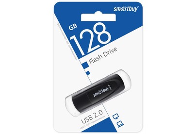 SMARTBUY (SB128GB2SCK) UFD 2.0 128GB Scout Black