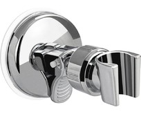 GFMARK 10181 Кронштейн для душевой лейки, пластиковый, на присоске, ПОВОРОТНЫЙ, хромированный.
