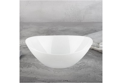 MALLONY Салатник Al Dente, объём: 900 мл, размер: 20*18,5*7 см, из опалового стекла (107082)