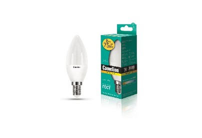CAMELION (12385) LED8C35/830/E14/3000К