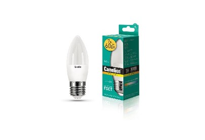 CAMELION (12077) LED7C35/830/E27/7Вт