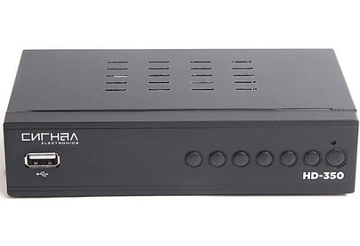 СИГНАЛ DOLBY DIGITAL DVBT2/C HD HD350 металл, дисплей