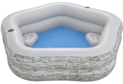 BESTWAY Бассейн надувной семейный TruPrint 213 x 206 x 53 см Bestway 54423