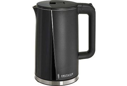 DELTA LUX DE1011 black (1,8л. металл/пластик)