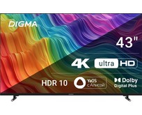 DIGMA DMLED43UBB33 UHD SMART TV Яндекс