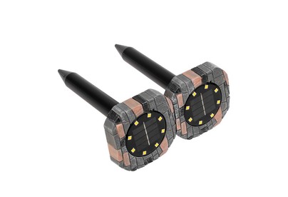 REXANT (710087) Набор отпугивателей кротов с садовым фонариком (R20*2 камень)