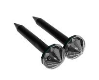 REXANT (710077) Набор отпугивателей кротов с садовым фонариком (R20*2 кристалл)