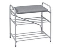 VIOLET 2х ярусная с мягким сиденьем (серый) 600103