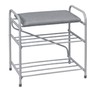 VIOLET 2х ярусная с мягким сиденьем (серый) 600103