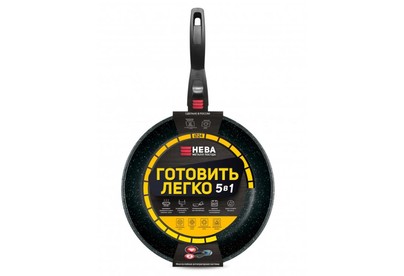 НЕВА МЕТАЛЛ ПОСУДА GL2024 а/пр литая 24см съемн/руч Готовить легко stone