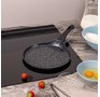AGNESS 932523 BLACK MARBLE блинная с а/приг.покрытием 24Х2см индукция
