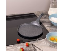 AGNESS 932521 GREY MARBLE блинная с а/приг.покрытием 24Х2см индукция