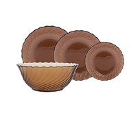 LUMINARC ОКЕАН ЭКЛИПС столовый наб. 19 предметов (L5108)