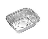 MALLONY Форма для выпечки, LAMINA, размер: 15*12*4,7 см, из алюм фольги, прямоугольная, одноразовая (006049)