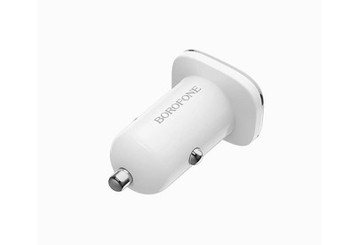 BOROFONE (6931474708649) BZ12 White АЗУ 2USB 2.4A