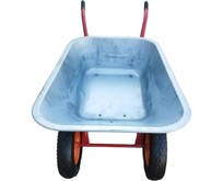 LWI Тачка строительная 2х колесная 130л. 320кг 130х2