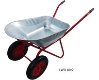 LWI Тачка двухколесная строительная 110л