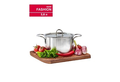 TIMA FASHION 3,6л, матовая, с крышкой FM20