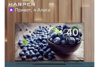 HARPER 40F590TS FHD SMART TV Яндекс Безрамочный