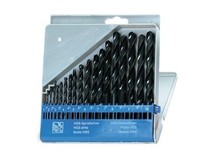 SPARTA Набор сверл по металлу, 110 мм, (через 0,5 мм), HSS, 19 шт, пластиковый бокс, цилиндрический хвостовиковик 723705