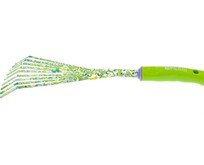 PALISAD Грабли веерные 9зубые, 130х415 мм, стальные, пластиковая рукоятка, FLOWER GREEN 620425
