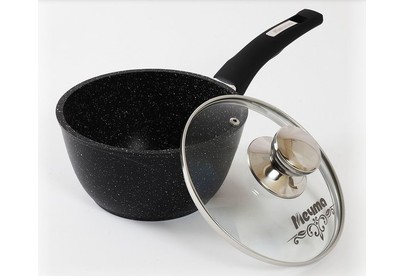 МЕЧТА 82802 Гранит black 1,7л несъемная ручка стеклянная крышка