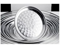 MALLONY Поднос/блюдо для сервировки, CASUAL, размер: 34*2,7 см из нержавеющей стали (108424)