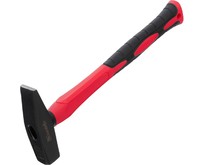 MATRIX Молоток слесарный optimal, 400 г, фибергласовая обрезиненная рукоятка, квадратный боек 10368