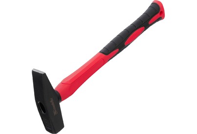 MATRIX Молоток слесарный optimal, 400 г, фибергласовая обрезиненная рукоятка, квадратный боек 10368