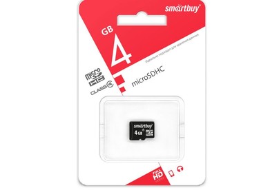 SMARTBUY (SB4GBSDCL400) MicroSDHC 4GB Class4