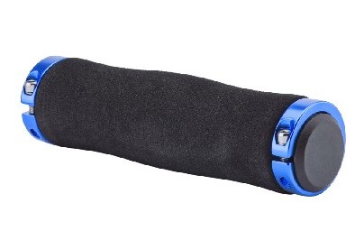 STELS Грипсы XHGN02BL 130 мм чёрные, материал EVA, синие кольца, в инд. упаковке 150241 LU089186