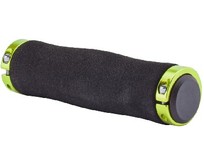 STELS Грипсы XHGN02BL 130 мм чёрные, материал EVA, зеленые кольца, в инд. упаковке 150243 LU089188