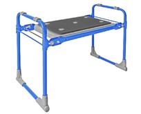 NIKA Скамейка садовая складная голубой СКМ2/Г