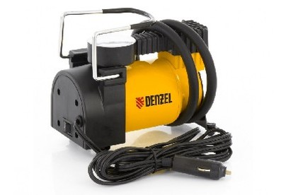 DENZEL Компрессор автомобильный DС20, 12 В, 7 атм., 35 л/мин 58054