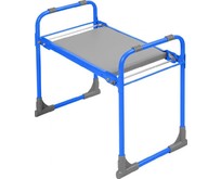 NIKA Скамейка садовая с мягким сиденьем СКМ (СКМ/Г голубой)