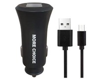 MORE CHOICE (4627151192147) AC23a АЗУ 2USB 2.4A для TypeC Black